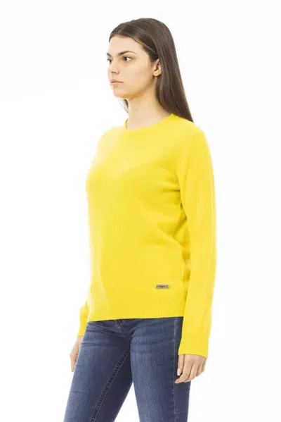 Baldinini Trend Yellow Wool Sweater