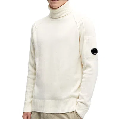 C.p. Company Cp Company X Clarks  Ivory Turtleneck Jumper