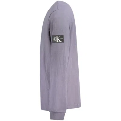 Shop Calvin Klein Blue Cotton Men Men's Sweater