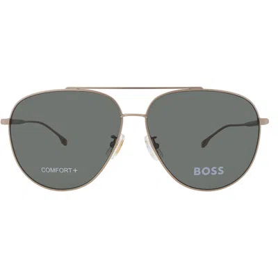 Hugo Boss Boss Boss 1296/f/s Qt 0aoz Aviator Sunglasses In Green