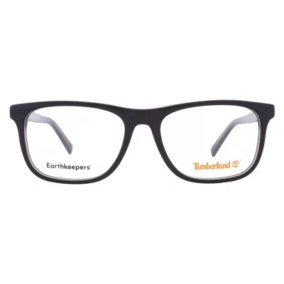 Timberland Demo Rectangular Men's Eyeglasses Tb50022 001 55
