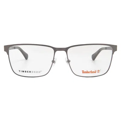 Timberland Demo Rectangular Men's Eyeglasses Tb50036 007 61