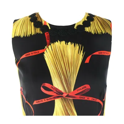 Dolce & Gabbana Black Silk Women's Dress