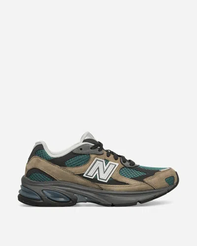 New Balance 2010 Rubber-trimmed Mesh And Suede Sneakers In Black