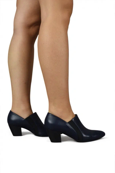 Walter Steiger Seventy Eight Elastic Leather Boots In Blue