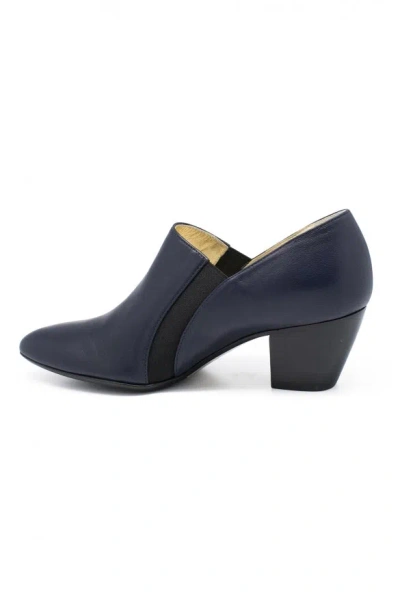Walter Steiger Seventy Eight Elastic Leather Boots In Blue