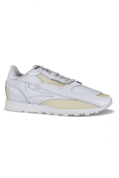 Maison Margiela X Reebok Memory Of Low-top Sneakers In White Leather In White