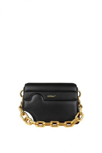Off-white Off White Burrow 22 Shoulder Bag In Black