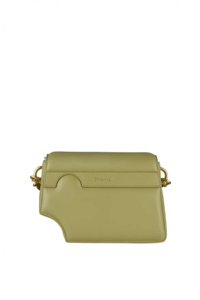 Off-white Off White Burrow 24 Shoulder Bag In Green