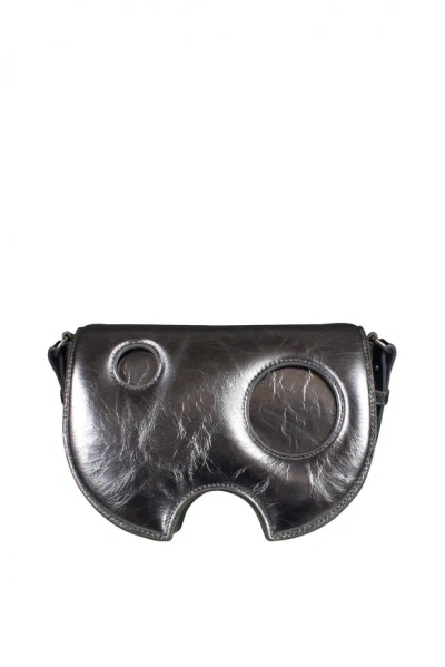 Off-white Off White Burrow Shoulder Bag In Black