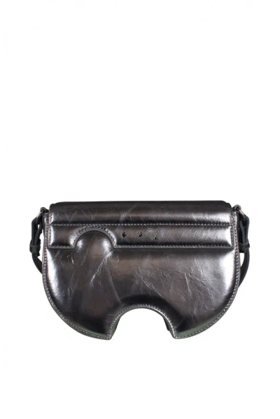 Off-white Off White Burrow Shoulder Bag In Black