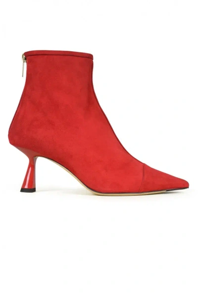 Jimmy Choo 65mm Kix Suede Ankle Boots