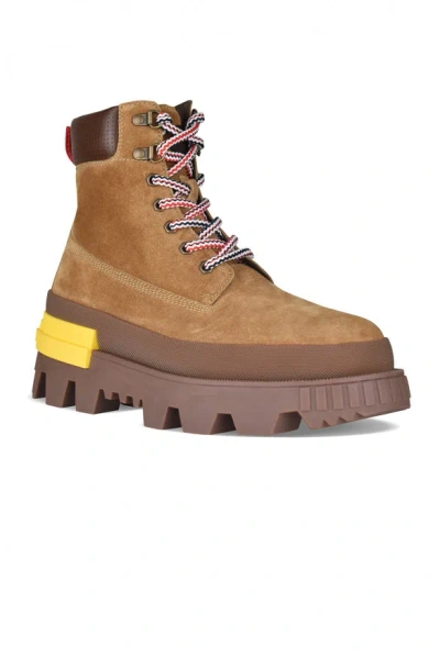 Moncler Mon Corp Boots In Brown