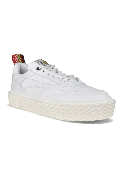 Lanvin Curbies 2 Platform Low-top Sneakers In Multi