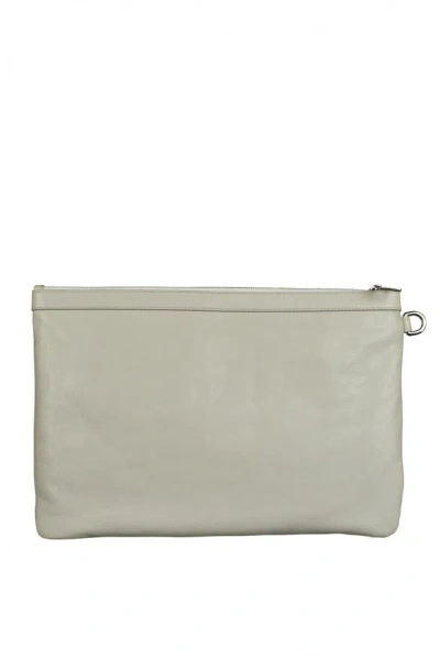 Jimmy Choo Men Derek Clutch Bag In Gray