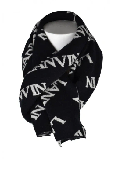 Lanvin Men Scarf In Black
