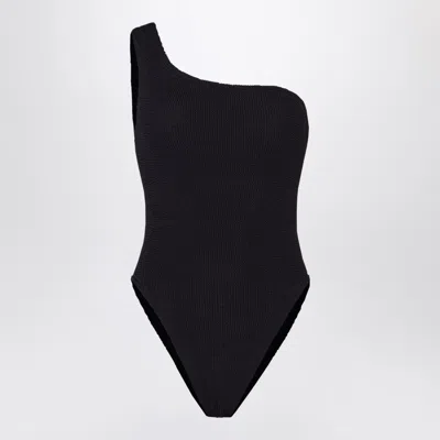 Hunza G Nancy One-shoulder Crinkle One-piece Swimsuit