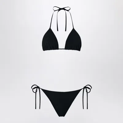 Hunza G Gina Triangle Bikini Set In Black
