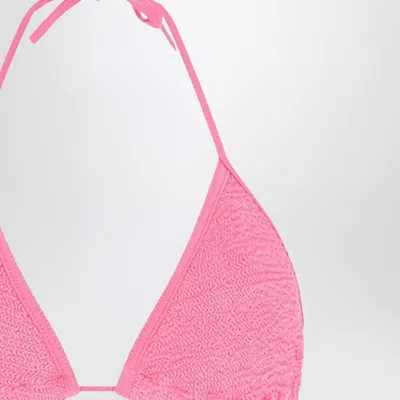 Hunza G Gina Triangle Bikini Set In Pink