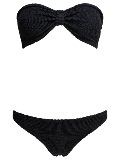 Hunza G Tina Crinkle Strapless Bikini