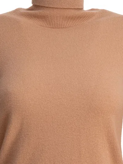 Kangra Cashmere Regular Fit Turtleneck Sweater In Brown