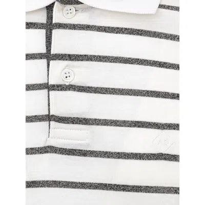 DUNHILL DUNHILL WHITE COTTON POLO MEN'S SHIRT 