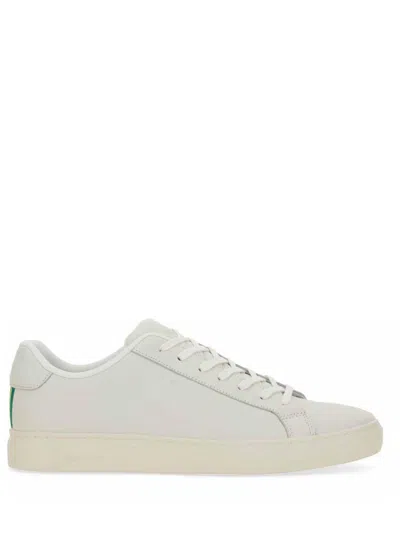 Ps By Paul Smith Ps Paul Smith Sneaker In Pelle In White