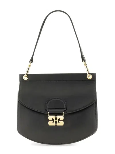 Ganni Small Shoulder Bag With Adjustable Strap And Gold-tone Hardware