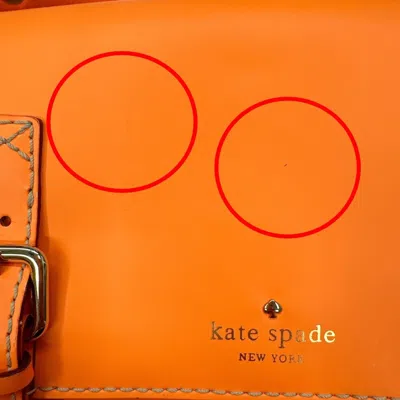 Pre-owned Kate Spade Orange Leather Pochette Shoulder Bag ()