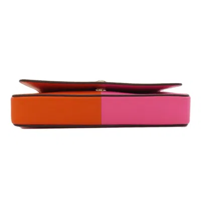 Pre-owned Kate Spade Pink Leather Chain/shoulder Wallet ()