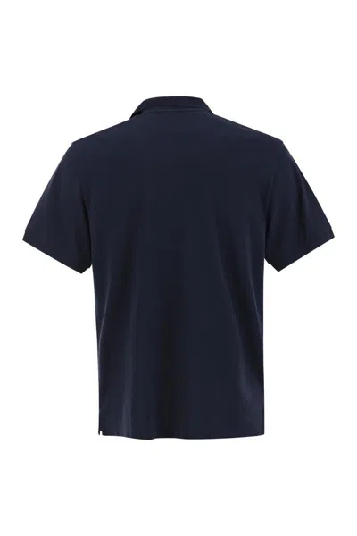 Mc2 Saint Barth Classic V-neck Polo Shirt With Short Sleeves