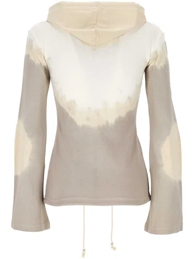 Mm6 Maison Margiela Tie-dye Zip-up Hoodie