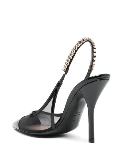 Shop Gucci Signoria Slingback Pumps