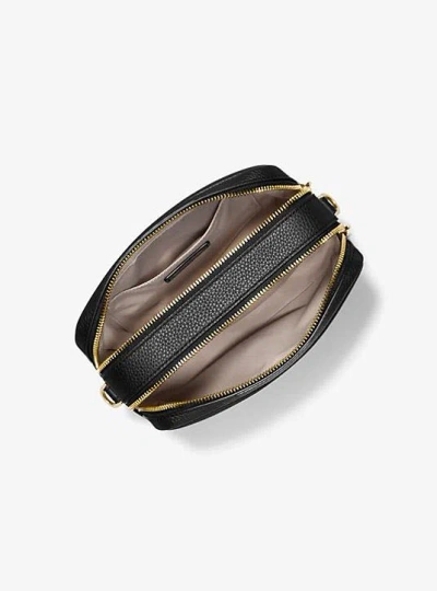 Michael Kors Chain Strap Shoulder Bag With Gold Hardware In Black