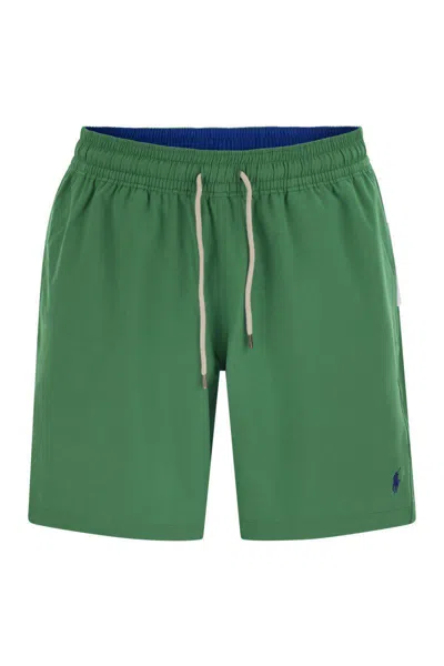 Polo Ralph Lauren 5.75-inch Traveler Classic Swim Trunk Man Swim Trunks Green Size Xxl Recycled Poly
