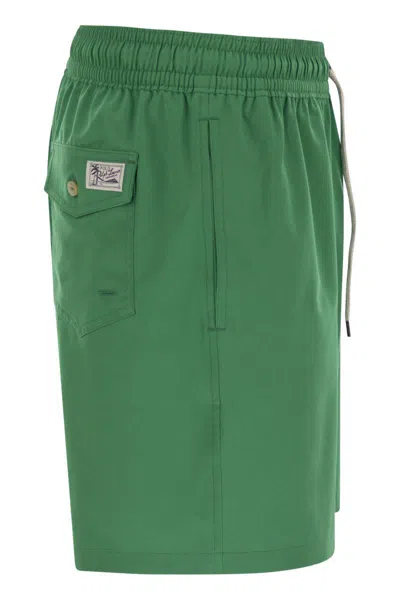 Polo Ralph Lauren 5.75-inch Traveler Classic Swim Trunk Man Swim Trunks Green Size Xxl Recycled Poly