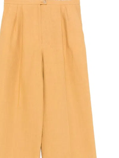 Forte Forte Forte_forte Chic Linen Canvas Darted Pants
