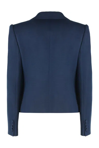 Valentino Tailored Bow-detail Jacket Crafted From Lightweight Viscose