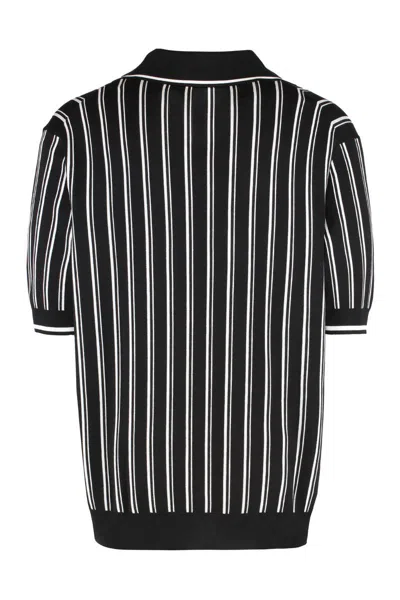 Dolce & Gabbana Silk-knit Polo Shirt