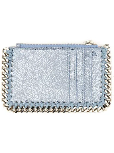 Stella Mccartney Chain Trimmed Metallic Card Holder
