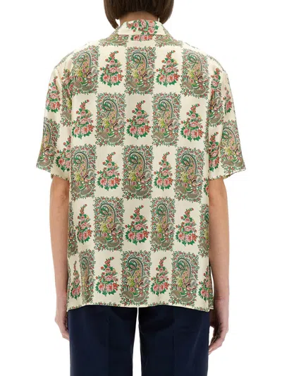 Etro Silk Shirt With Floral Print