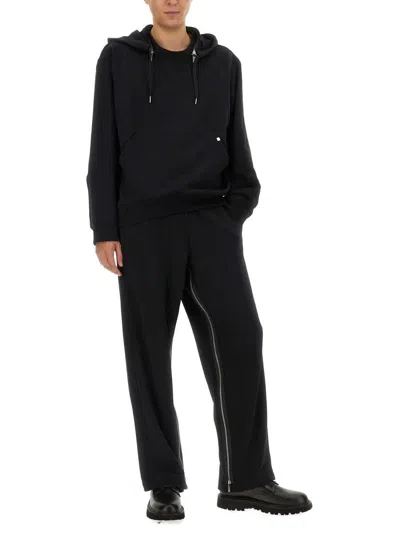 Helmut Lang Hoodie With Drawstring Hood And Kangaroo Pocket