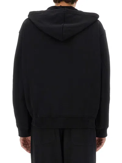 Helmut Lang Hoodie With Drawstring Hood And Kangaroo Pocket
