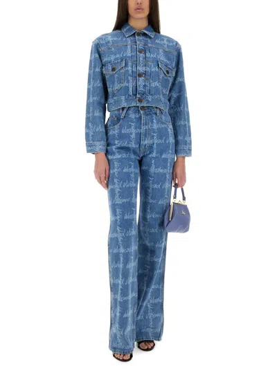 Vivienne Westwood Monogram P Ray Flared Jeans