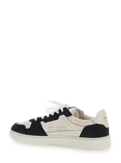 Axel Arigato Men's Sneaker Dice Lo Beige And Black In Leather And Suede With Recycled Materials In Black