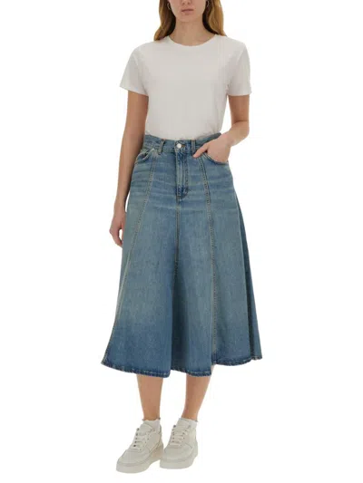 Haikure Mid Serenity Ionic Blue Skirt