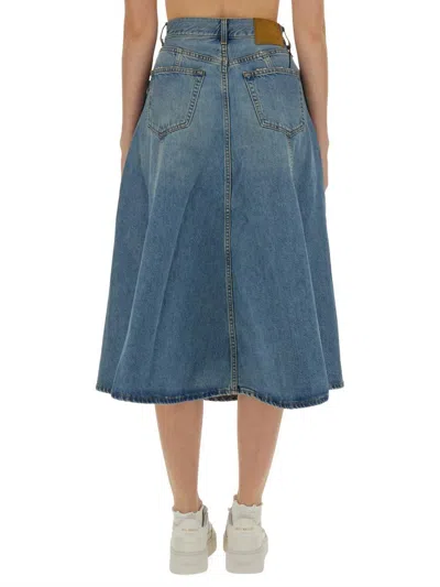 Haikure Mid Serenity Ionic Blue Skirt