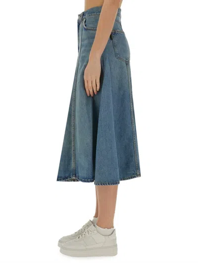 Haikure Mid Serenity Ionic Blue Skirt