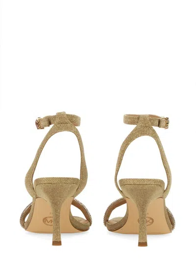 Michael Kors Sandal "carrie" In Gold