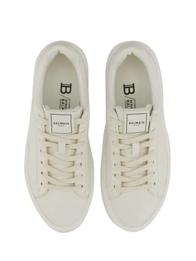 Balmain Leather Court Sneakers For Women